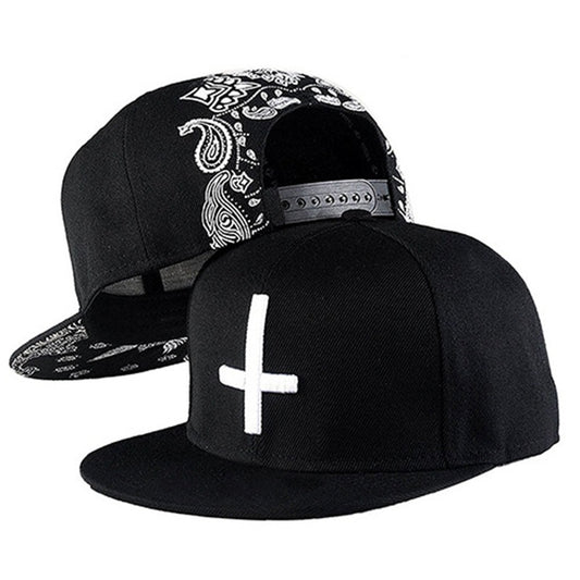 1pc Cross Men'S Baseball Cap, Acrylic, Casual, Non-Stretch, Lightweight, Halloween Patterned, PE (polyethylene) Knitting, Hand Wash or Professional Dry Clean